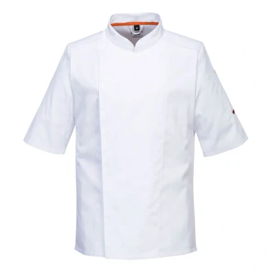Afbeelding van Stretch mesh Air Pro jack met korte mouwen maat L, White