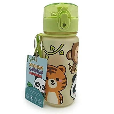 Afbeelding van Dieren Pop Top 350ml Breukbestendige Kinder Drinkfles drinkbeker panda aap