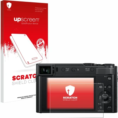 Afbeelding van upscreen Screenprotector voor Panasonic Lumix DC TZ202D Folie Beschermfolie transparant