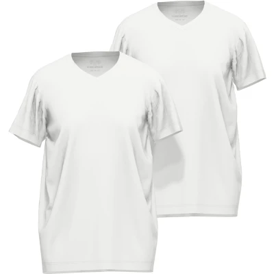 Afbeelding van CECEBA Konvex 2 pack heren T shirt wit Maat 5XL