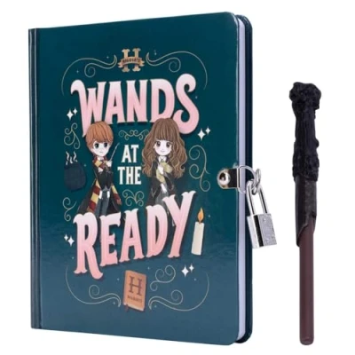 Afbeelding van Harry Potter Potter: Wands at the Ready Lock &amp; Key Diary