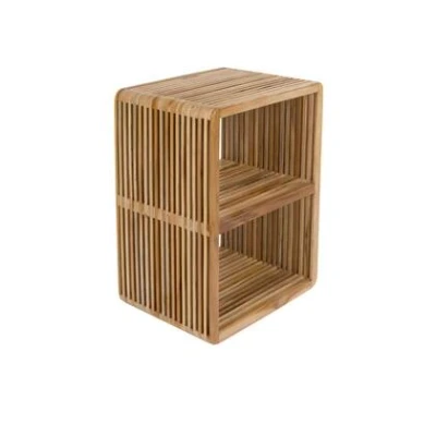 Afbeelding van Housecraft Living Djia Kastje/ Nachtkastje Teak Hout Middel Bruin