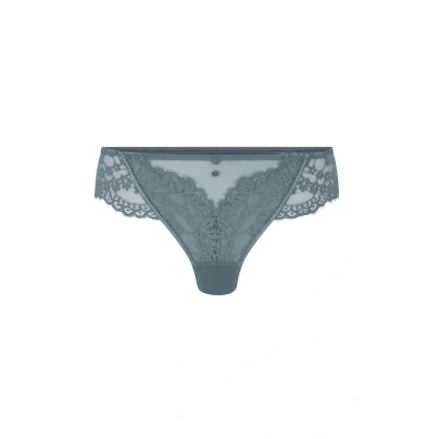 Afbeelding van Hunkemöller Dames Lingerie String Daisy Blauw maat XS