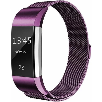 Afbeelding van Fitbit Charge 2 milanese bandje Maat: Large Paars