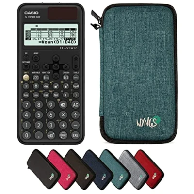 Afbeelding van CALCUSO Basispakket turkoois met Rekenmachine Casio FX 991DE CW ClassWiz