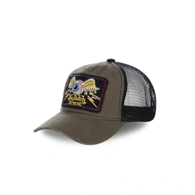 Afbeelding van Von Dutch Flying Eye Trucker Cap voor heren, Bruin, één maat, Eén maat