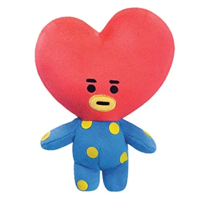 Afbeelding van AURORA BT21 pluche dier TATA 61327 officieel product, blauw en rood, maat S