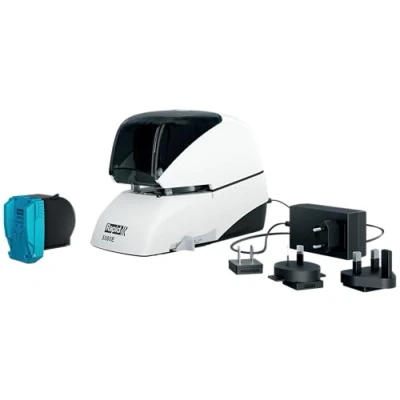 Afbeelding van Rapid R5080E Elektrische nietmachine, 80 vel, grijs/oranje