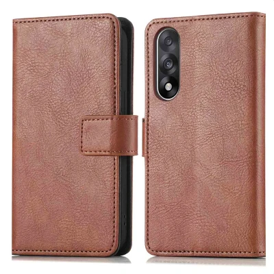 Afbeelding van imoshion Luxe Bookcase voor de OnePlus Nord 5 Bruin