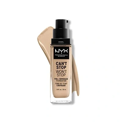Image de NYX Professional Makeup Can&#039;t Stop Won&#039;t Full Coverage Fond de Teint Warm Vanilla 30 ml