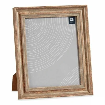 Afbeelding van Fotolijsten 26 x 2 31 cm Kristal Hout Bruin Koper Plastic (6 Stuks)