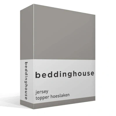 Afbeelding van Beddinghouse Topper Hoeslaken Jersey Taupe 160 x 200/220