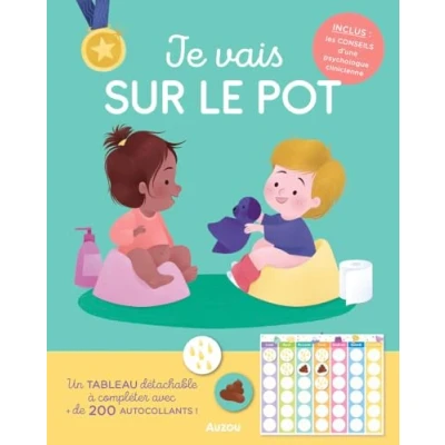 Afbeelding van JE VAIS SUR LE POT MON CAHIER DE GOMMETTES