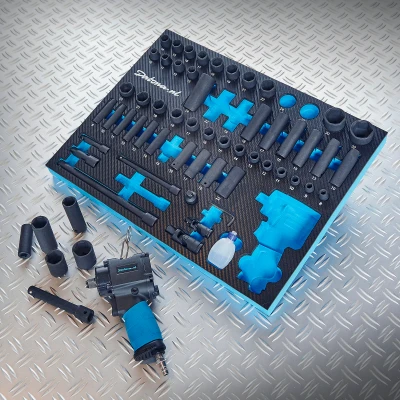 Afbeelding van 61 delige slagmoersleutel 1/2&quot; opname met doppen set