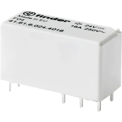 Afbeelding van Finder 41.61.6.024.4016 Printrelais 24 V/DC 16 A 1x wisselcontact 1 stuk(s)