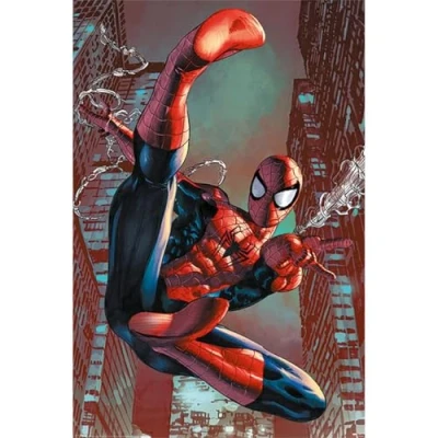 Afbeelding van Poster Spider man Web Sling 91.5 X 61 Cm Multicolor