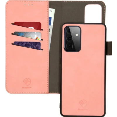 Afbeelding van iMoshion Hoesje Geschikt voor Samsung Galaxy A72 Met Pasjeshouder Uitneembare 2 in 1 Luxe Bookcase Roze