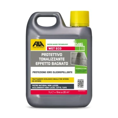 Afbeelding van FILA Surface Care Solutions Wet Eco Beschermende toner op waterbasis voor koken, natuursteen en ongepolijste spaanplaat, 1 l