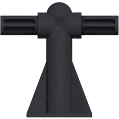 Afbeelding van Secumax anti klimstrip pro steun zwart, 1 stuk