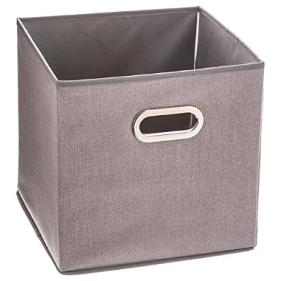 Afbeelding van Multi functionele Kist Five Stof Lichtgrijs (31 x 31 cm)