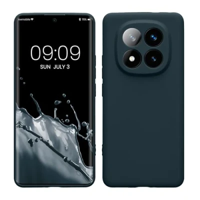 Afbeelding van kwmobile telefoonhoesje geschikt voor Xiaomi Redmi Note 14 Pro+ 5G / Pro Plus Hoesje smartphone Precisie camera uitsnede In leisteen