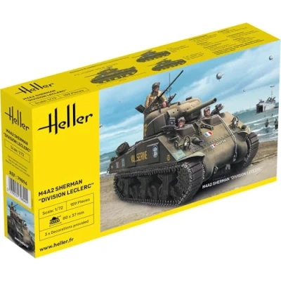 Afbeelding van Heller 1/72 M4a2 Sherman Division Leclerchel79894 modelbouwsets, hobbybouwspeelgoed voor kinderen, modelverf en accessoires