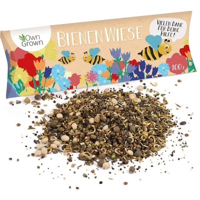 Afbeelding van Owngrown Bijenweide Bloemenmix 100G Premium Bijenzaden Voor Kleurrijke Hommel En Bijenweiden Bijenv