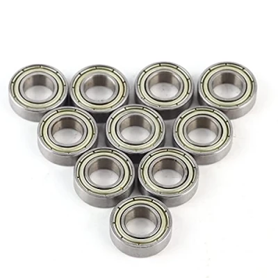 Afbeelding van 10 stuks diepe groef stalen kogellagers 8 x 16 5 mm miniatuur dubbel schild lager 688ZZ