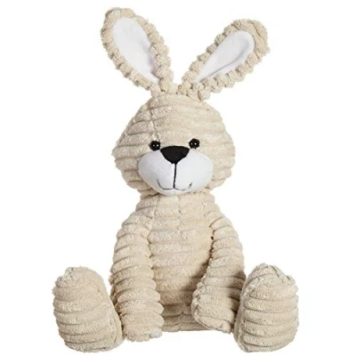 Afbeelding van Apricot Lamb Pluche speelgoed van corduroy, konijnenbunny zacht pluche, perfect voor kinderen (corduroy konijntje, 21 cm