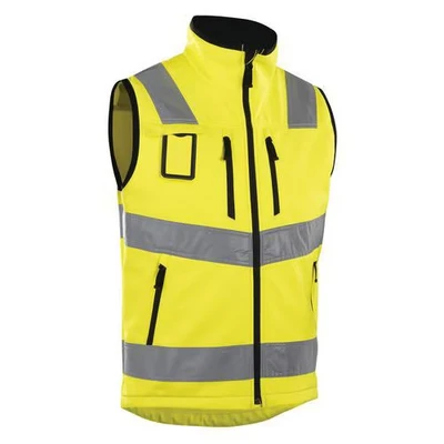 Image de Gilet softshell haute visibilité jaune fluorescent
