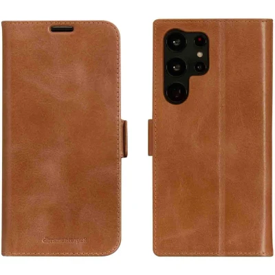 Afbeelding van Dbramante1928 Leren Book Case Bruin Samsung Galaxy S23 Ultra