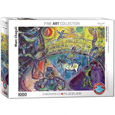 Image de Puzzle Eurographics Marc Chagall : Le cheval de cirque, 1000 pièces