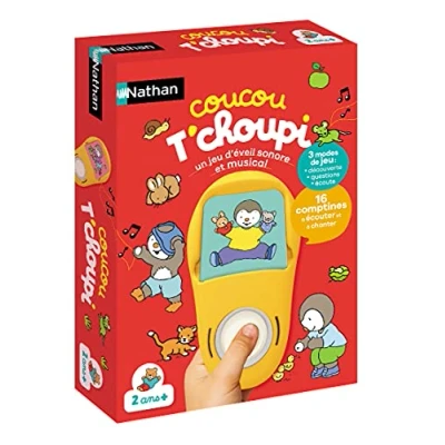 Afbeelding van Nathan Coucou T&#039;choupi elektronisch spel voor kinderen vanaf 2 jaar met de beste gezongen componenten van Ton ami 31014