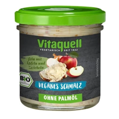 Afbeelding van Vitaquell Biologische veganistische Schmalz zonder palmolie 120 g biologisch brooddeeg