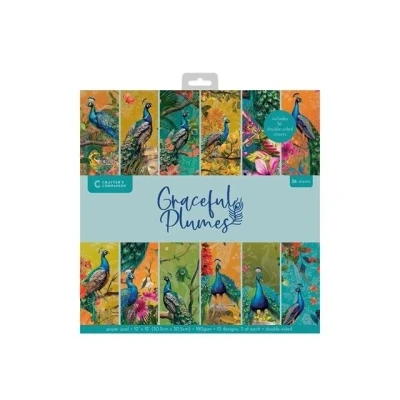 Afbeelding van CC Graceful Plumes Paperpad 30x30 cm