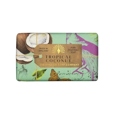 Afbeelding van The English Soap Company, Tropical Coconut Bar, Anniversary Collection 200g