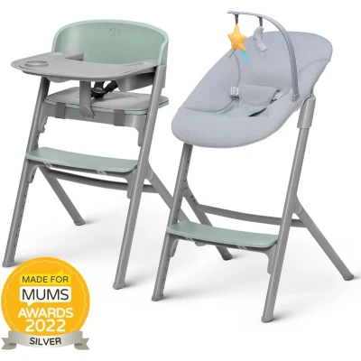 Afbeelding van Kinderkraft Kinderstoel Livy Olive Green + Babyset/Wipstoel Calmee