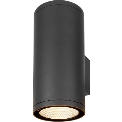 Afbeelding van SLV ENOLA ROUND L UP/DOWN 1003441 LED buitenlamp (wand) vast ingebouwd 53 W Antraciet