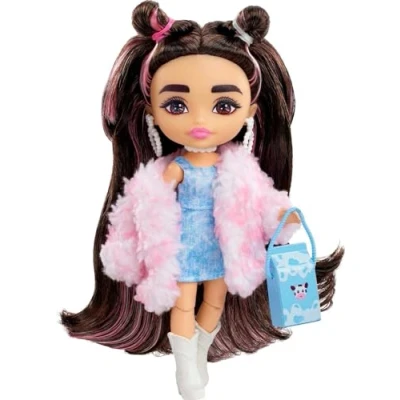 Afbeelding van Barbie Extra Mini Street Chic Barbiepop