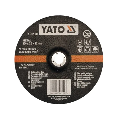 Afbeelding van YATO YT 6120 Snijschijf, haakse slijper 230 3.2