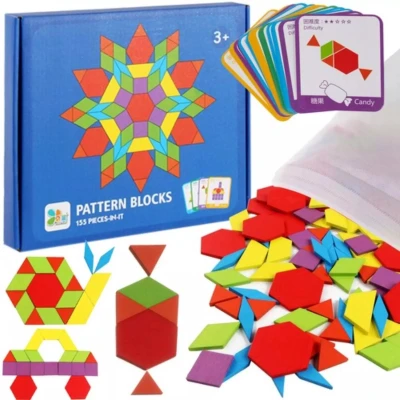 Afbeelding van Kruzzel Educatieve puzzel geometrische figuren
