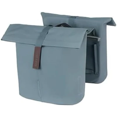 Afbeelding van Basil City dubbele fietstas MIK, 28 32L, graphite blue