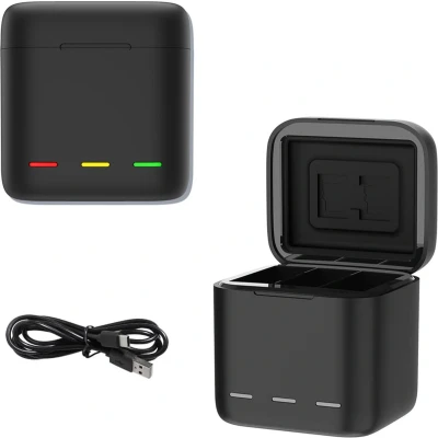 Afbeelding van Telesin Oplaadbox voor 3 batterijen GoPro 9 / 10 11 12