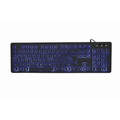 Afbeelding van Multimedia toetsenbord (zwart) met BackLight
