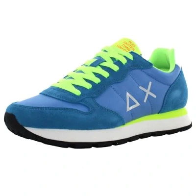 Afbeelding van Sun68 Sneaker Tom Fluo Avio Blue Maat 40 Heren Sneakers
