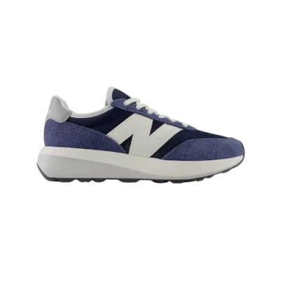 Afbeelding van New Balance U370 Unisex Sneakers laag, Maat: 37, Navy Leer en textiel