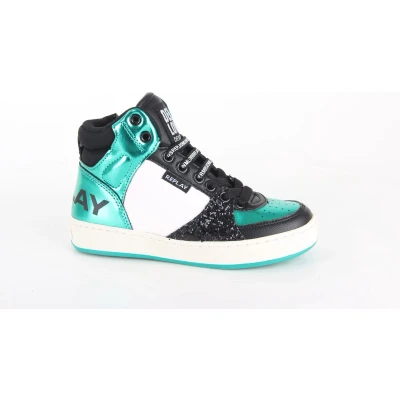 Afbeelding van Replay Cobra 7cc Hoge sneakers Meisjes Groen Maat 37