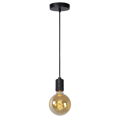 Afbeelding van Lucide JOVA Hanglamp Ø 12 cm 1xE27 Zwart