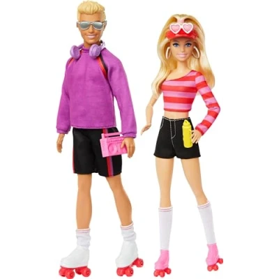 Image de Coffret 2 Poupées Barbie et Ken Roller