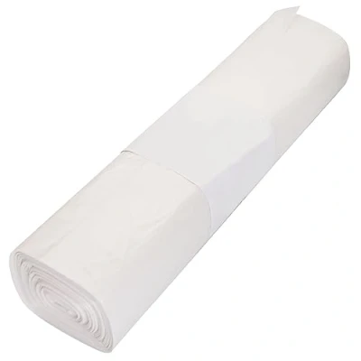 Afbeelding van 200 stuks vuilniszakken 120 liter, witte vuilniszakken, 70 x 110 cm,